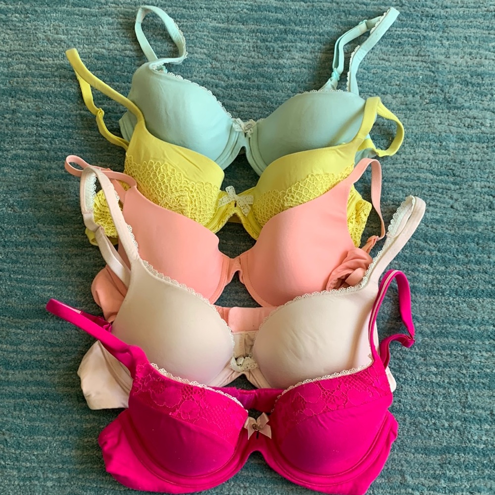 Set of Five Victoria’s Secret Body by Victoria Bras